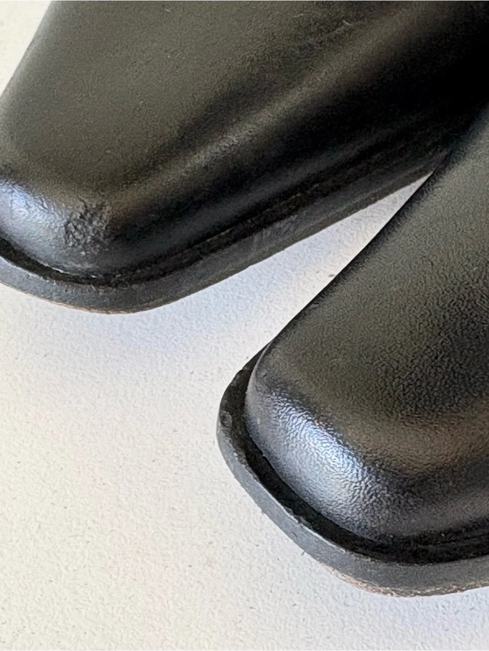 Coach Black Full Leather Knee High Pumps Boots Point Toe Zip Womens Size 7 Italy